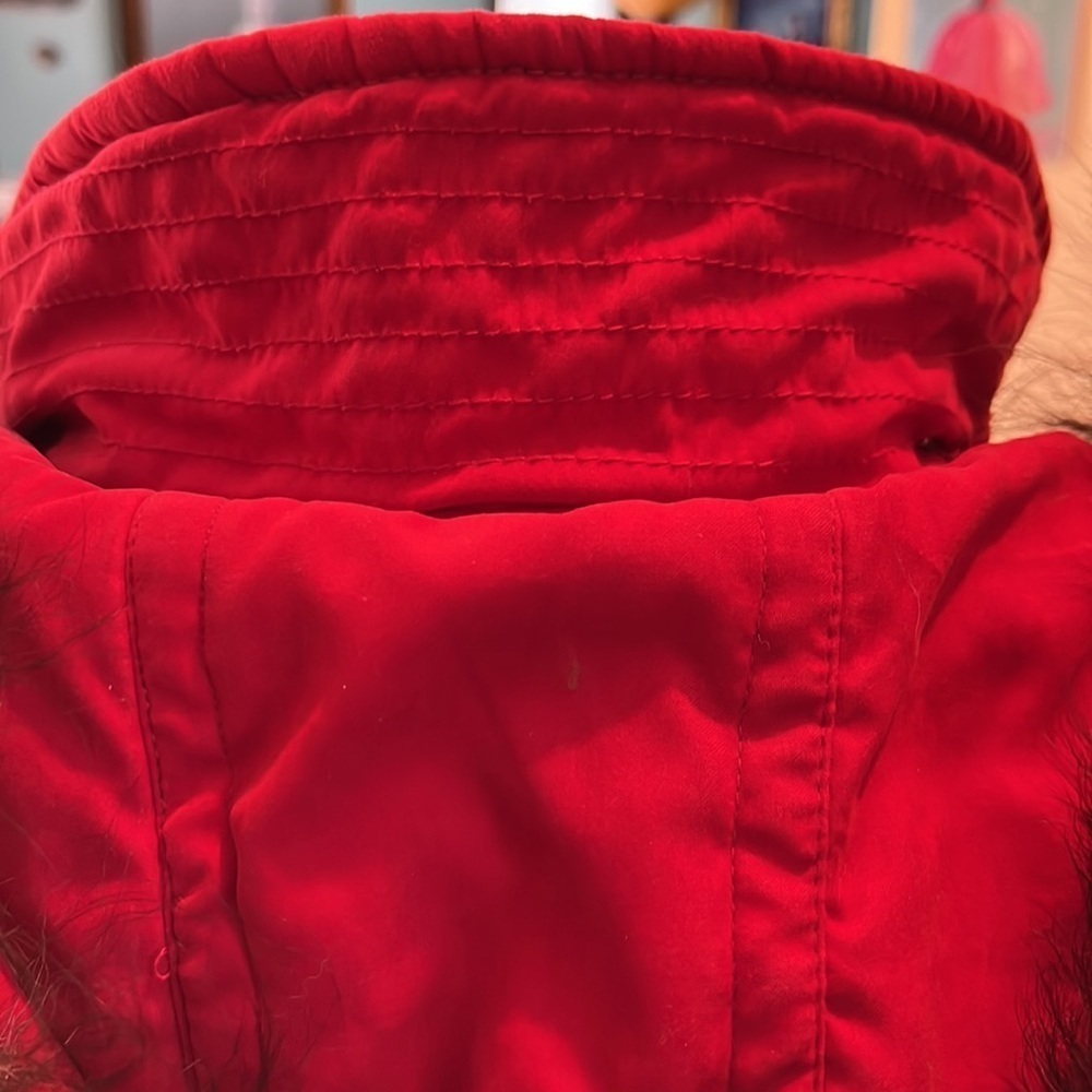 Fleet Street NWOT Gorgeous red heavy weight Stylish winter coat Size SP - Picture 15 of 15